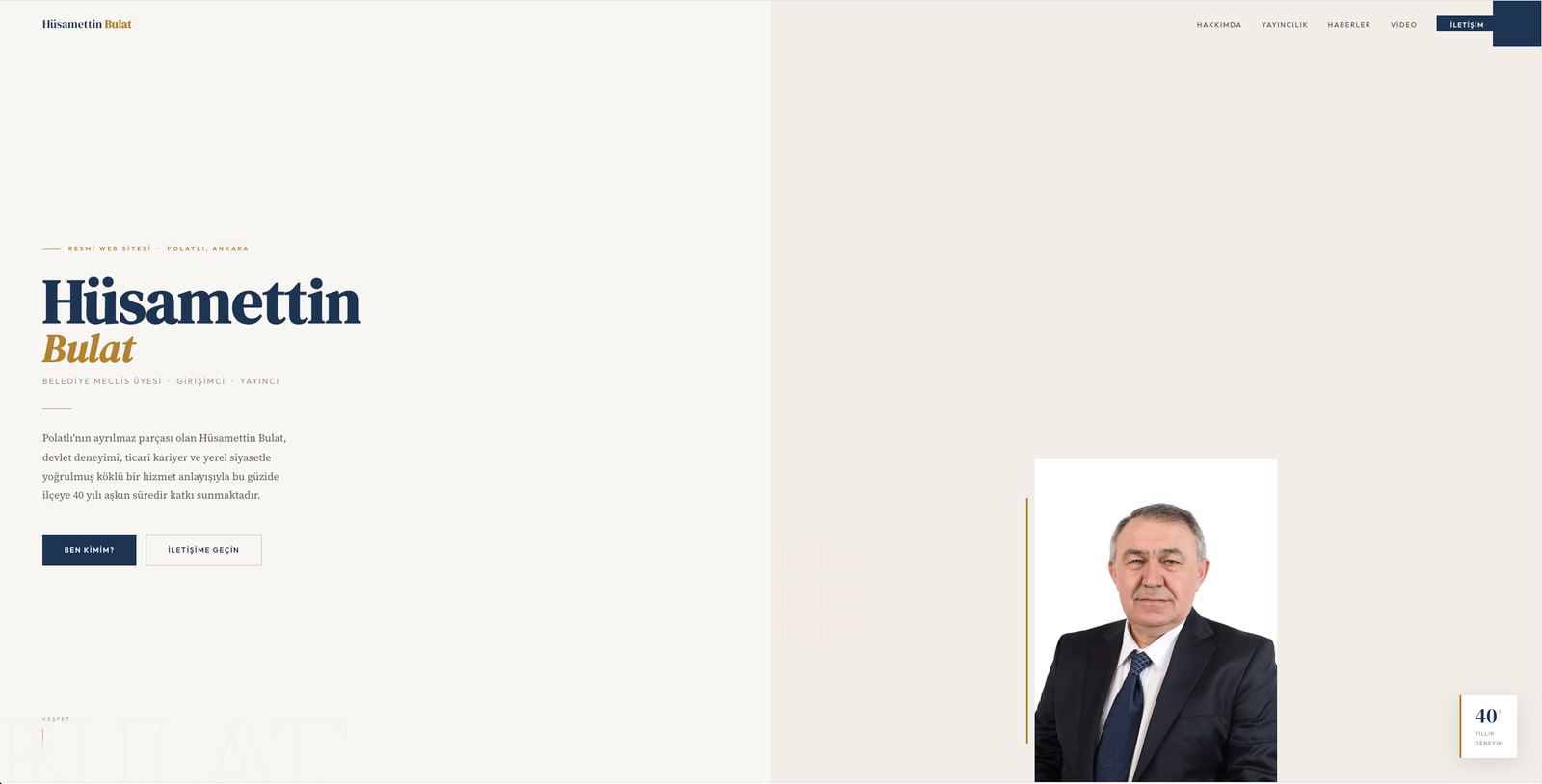 Hüsamettin Bulat Kişisel Web Sitesi